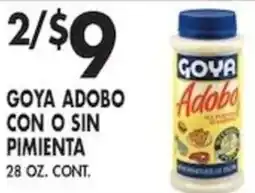 Pioneer Supermarkets Goya adobo offer
