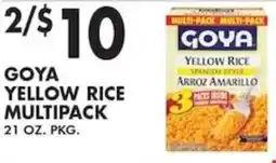 Pioneer Supermarkets Goya yellow rice multipack offer