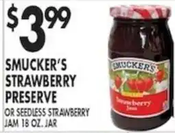 Pioneer Supermarkets Smucker's strawberry preserve offer