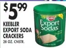 Pioneer Supermarkets Keebler export soda crackers offer