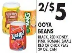 Pioneer Supermarkets Goya beans offer