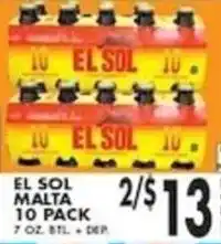 Pioneer Supermarkets El sol malta offer