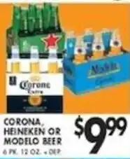 Pioneer Supermarkets Corona, Heineken or Modelo Beer offer