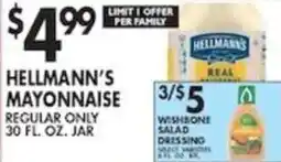Pioneer Supermarkets Hellmann's mayonnaise offer