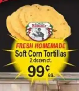Angelo Caputo's Fresh Market La Bola Romana soft corn tortillas offer