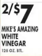 Pioneer Supermarkets Mike's Amazing White Vinegar offer