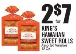 Extra Supermarket King's Hawaiian sweet rolls offer