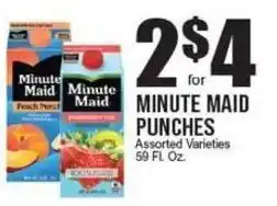 Extra Supermarket Minute Maid Punches offer