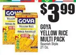 Extra Supermarket Goya yellow rice multi pack offer