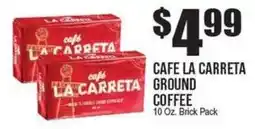Extra Supermarket Cafe La Carreta ground coffee offer