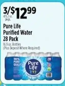 Pioneer Supermarkets Pure Life Purified Water offer