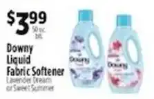 Pioneer Supermarkets Downy liquid fabric softener offer