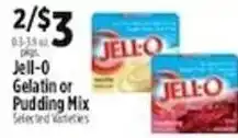 Pioneer Supermarkets Jell-O Gelatin or Pudding Mix offer