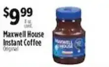 Pioneer Supermarkets Maxwell House Instant Coffee Original offer