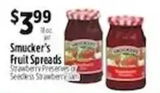 Pioneer Supermarkets Smucker's Fruit Spreads offer