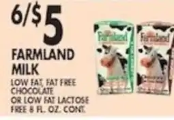 Pioneer Supermarkets Farmland milk offer