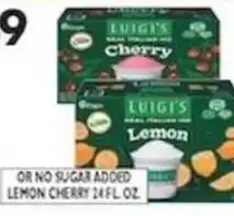 Pioneer Supermarkets Luigi's lemon cherry offer