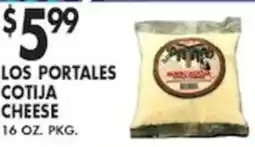 Pioneer Supermarkets Los Portales Cotija Cheese offer