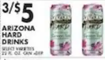 Pioneer Supermarkets Arizona hard drinks offer