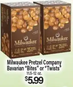 Angelo Caputo's Fresh Market Milwaukee Pretzel Company Bavarian Bites or Twists offer