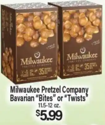 Angelo Caputo's Fresh Market Milwaukee Pretzel Company Bavarian Bites or Twists offer