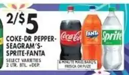 Pioneer Supermarkets Coca-Cola Dr Pepper Seagram's Sprite Fanta offer