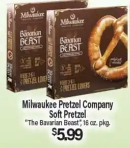 Angelo Caputo's Fresh Market Milwaukee Pretzel Company Soft Pretzel offer