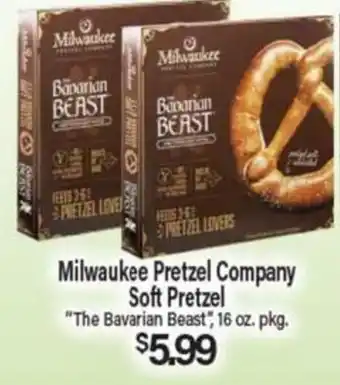 Angelo Caputo's Fresh Market Milwaukee Pretzel Company Soft Pretzel offer