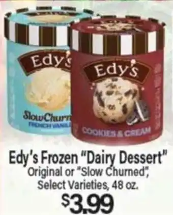 Angelo Caputo's Fresh Market Edy's Frozen Dairy Dessert offer