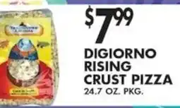 Pioneer Supermarkets Digioro rising crust pizza offer