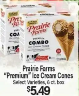 Angelo Caputo's Fresh Market Prairie Farms Premium Ice Cream Cones offer