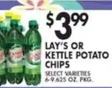 Pioneer Supermarkets Lay's or Kettle Potato Chips offer