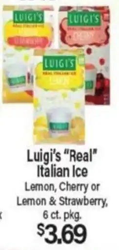 Angelo Caputo's Fresh Market Luigi's real italian ice offer