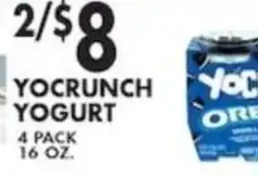 Pioneer Supermarkets Yocrunch yogurt offer