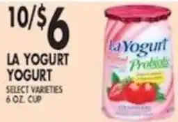 Pioneer Supermarkets La Yogurt Yogurt offer