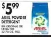 Pioneer Supermarkets Ariel powder detergent offer
