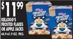 Pioneer Supermarkets Kellogg's Frosted Flakes or Apple Jacks offer
