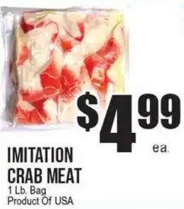 Extra Supermarket Imitation Crab Meat offer