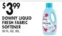 Pioneer Supermarkets Downy liquid fresh fabric softener offer