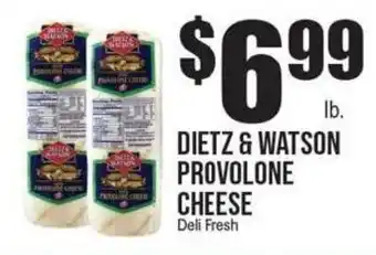 Extra Supermarket Dietz & Watson provolone cheese offer