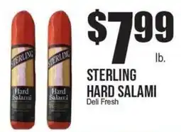 Extra Supermarket Sterling hard salami offer