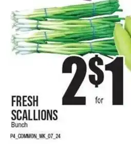 Extra Supermarket Fresh Scallions offer