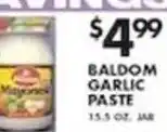 Pioneer Supermarkets Baldom Garlic Paste offer