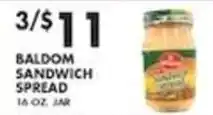Pioneer Supermarkets Baldom sandwich spread offer