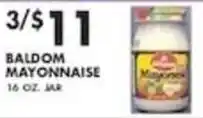 Pioneer Supermarkets Baldom mayonnaise offer