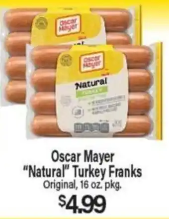 Angelo Caputo's Fresh Market Oscar Mayer Natural Turkey Franks offer