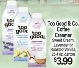 Angelo Caputo's Fresh Market Too Good & Co. Coffee Creamer offer