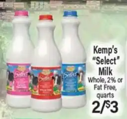 Angelo Caputo's Fresh Market Kemp's Select Milk offer