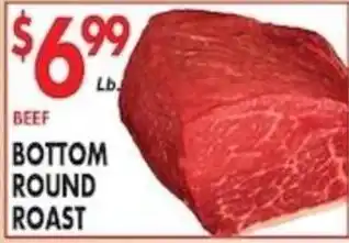 Pioneer Supermarkets Beef Bottom Round Roast offer