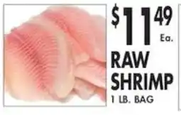Pioneer Supermarkets Raw Shrimp offer